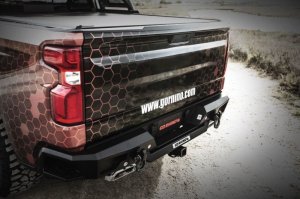 Chevrolet Silverado 1500 Bumper - Rear - Go Rhino - BR20.5 - Textured Black - `19-`20